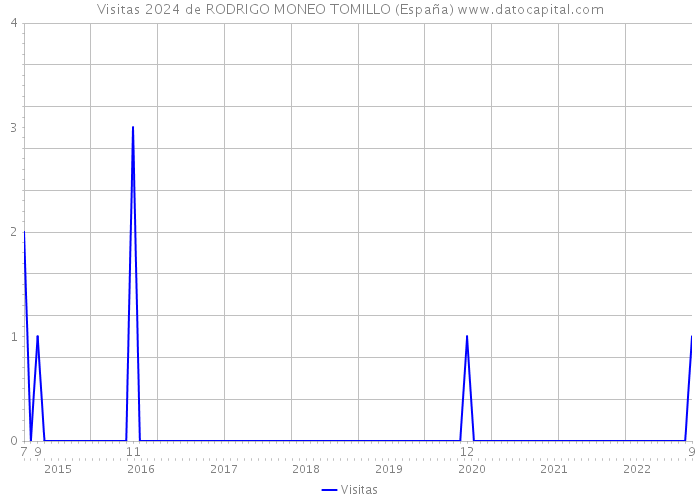 Visitas 2024 de RODRIGO MONEO TOMILLO (España) 