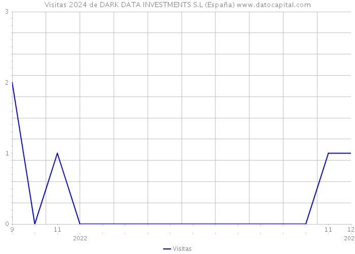 Visitas 2024 de DARK DATA INVESTMENTS S.L (España) 