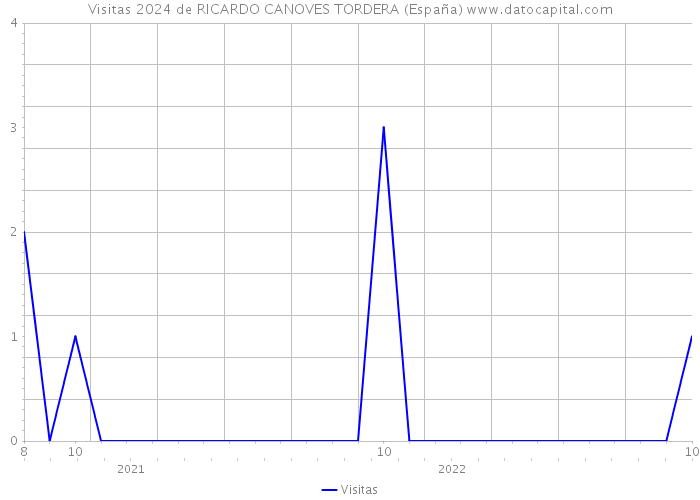 Visitas 2024 de RICARDO CANOVES TORDERA (España) 
