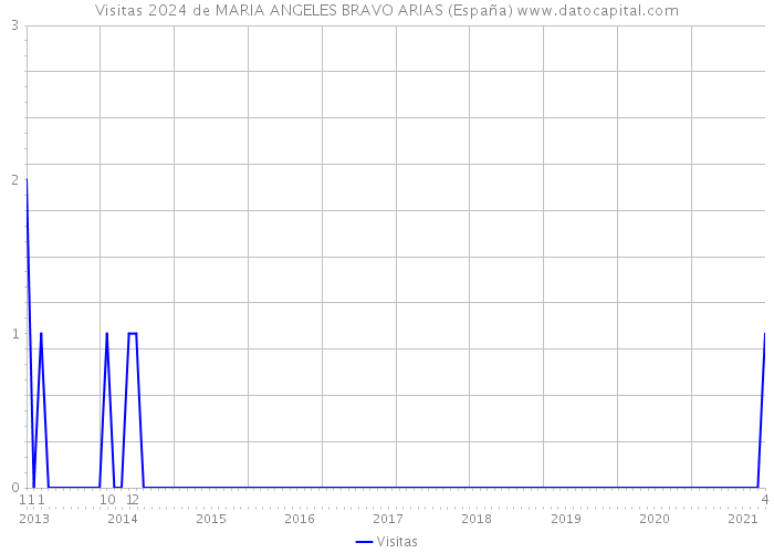 Visitas 2024 de MARIA ANGELES BRAVO ARIAS (España) 
