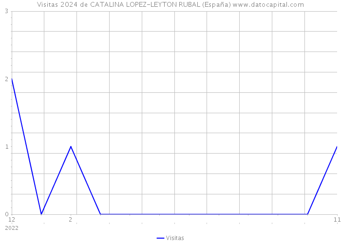 Visitas 2024 de CATALINA LOPEZ-LEYTON RUBAL (España) 