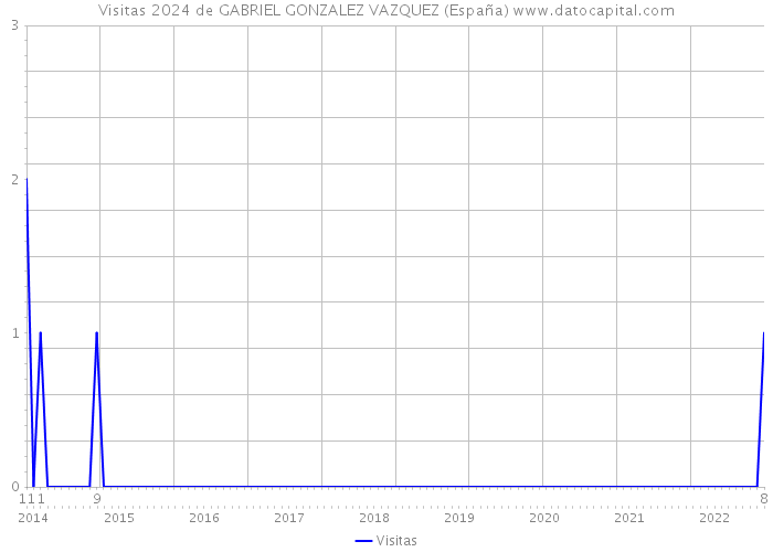 Visitas 2024 de GABRIEL GONZALEZ VAZQUEZ (España) 