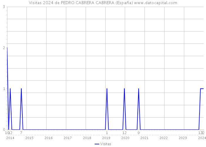 Visitas 2024 de PEDRO CABRERA CABRERA (España) 