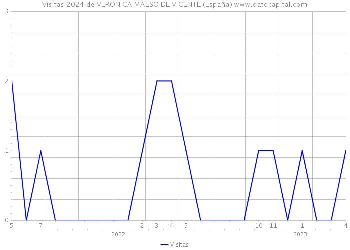 Visitas 2024 de VERONICA MAESO DE VICENTE (España) 