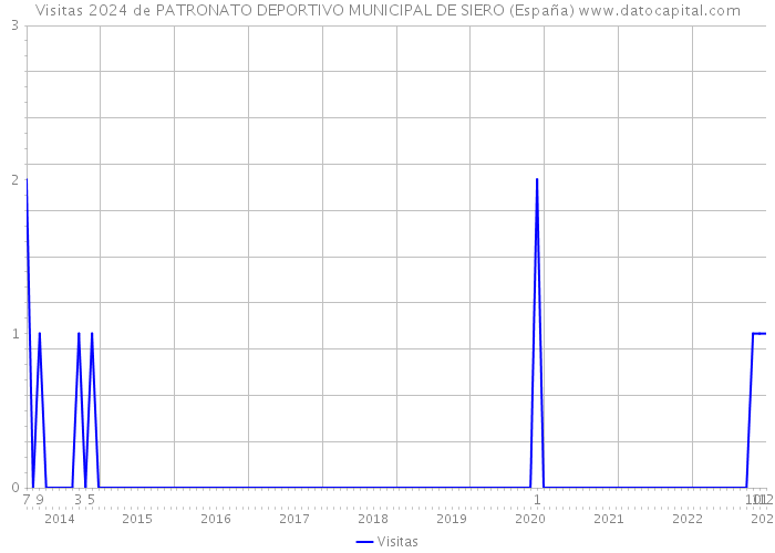 Visitas 2024 de PATRONATO DEPORTIVO MUNICIPAL DE SIERO (España) 