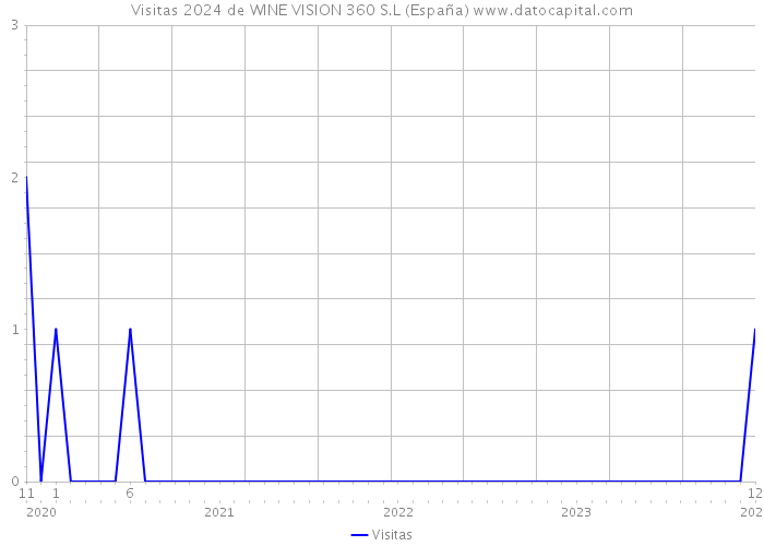 Visitas 2024 de WINE VISION 360 S.L (España) 