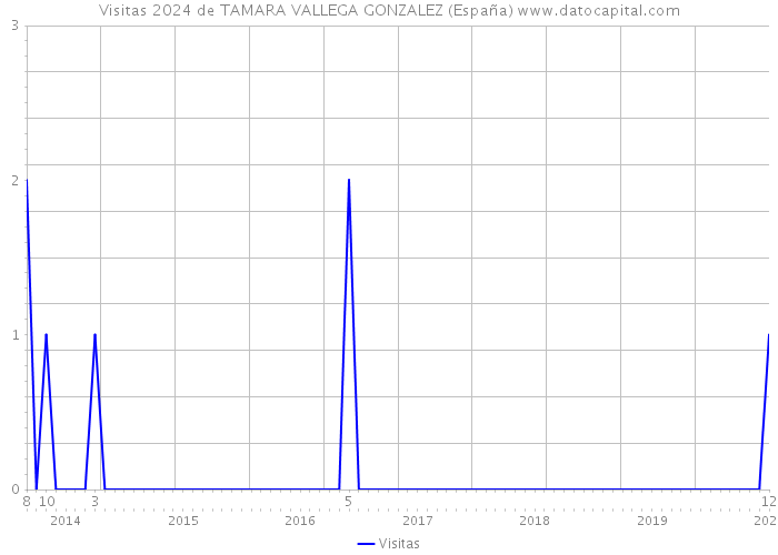 Visitas 2024 de TAMARA VALLEGA GONZALEZ (España) 