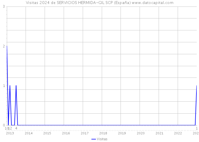 Visitas 2024 de SERVICIOS HERMIDA-GIL SCP (España) 