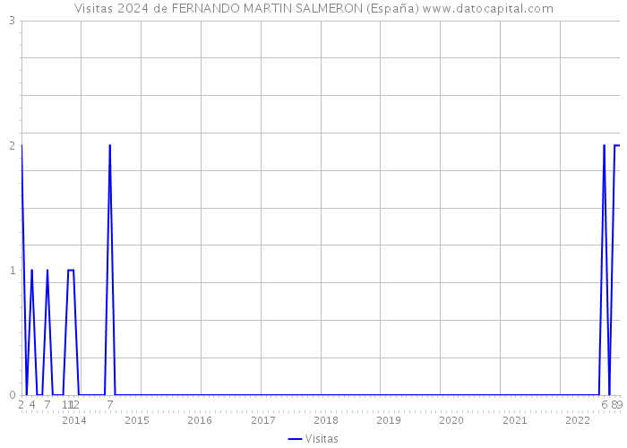 Visitas 2024 de FERNANDO MARTIN SALMERON (España) 