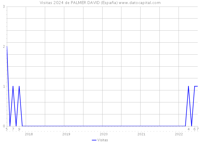 Visitas 2024 de PALMER DAVID (España) 