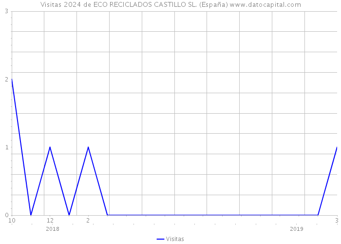 Visitas 2024 de ECO RECICLADOS CASTILLO SL. (España) 