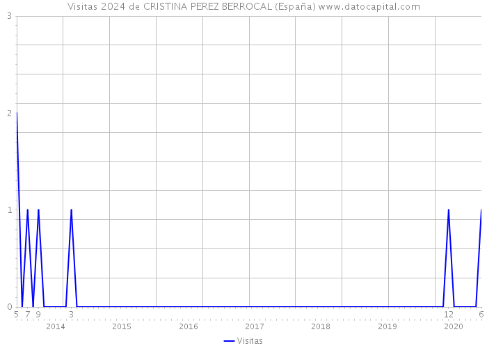 Visitas 2024 de CRISTINA PEREZ BERROCAL (España) 