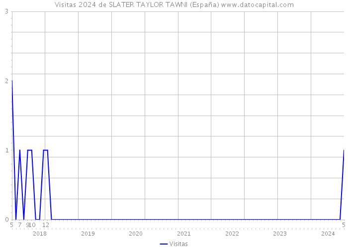 Visitas 2024 de SLATER TAYLOR TAWNI (España) 