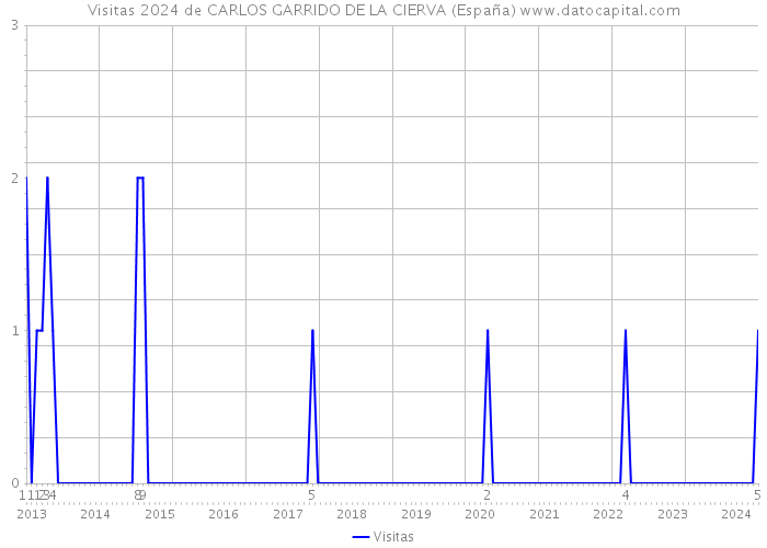 Visitas 2024 de CARLOS GARRIDO DE LA CIERVA (España) 