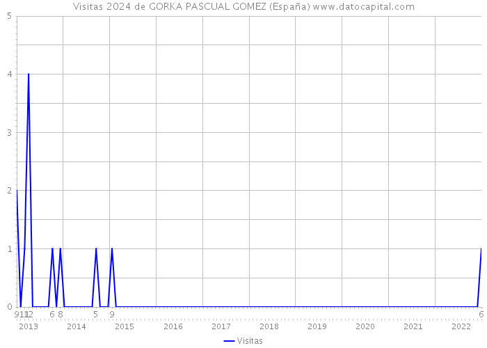 Visitas 2024 de GORKA PASCUAL GOMEZ (España) 