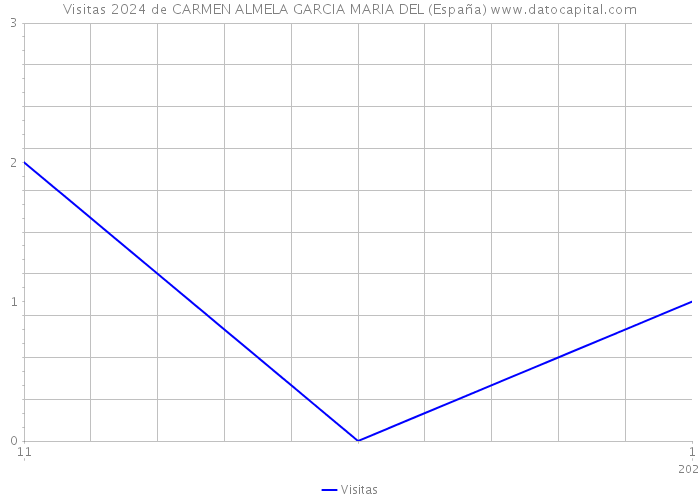 Visitas 2024 de CARMEN ALMELA GARCIA MARIA DEL (España) 