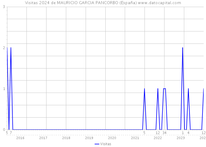 Visitas 2024 de MAURICIO GARCIA PANCORBO (España) 