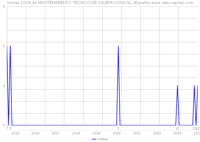 Visitas 2024 de MANTENIMIENTO TECNICO DE CALEFACCION SL. (España) 