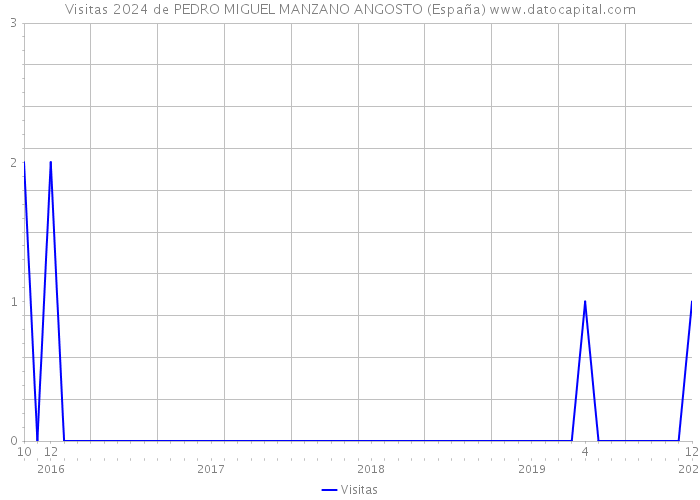 Visitas 2024 de PEDRO MIGUEL MANZANO ANGOSTO (España) 