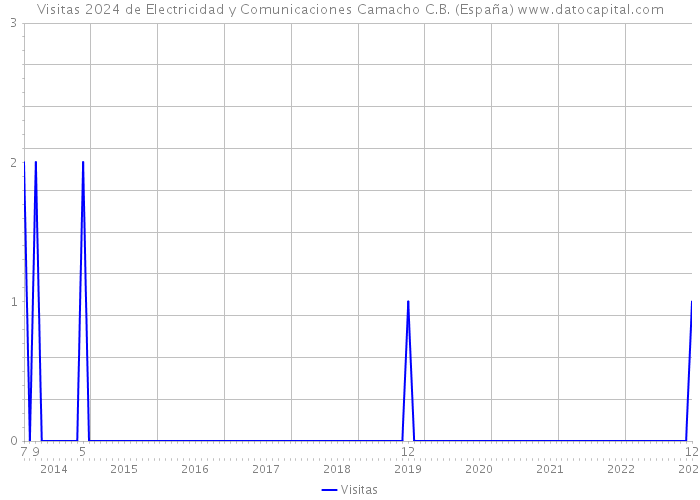 Visitas 2024 de Electricidad y Comunicaciones Camacho C.B. (España) 