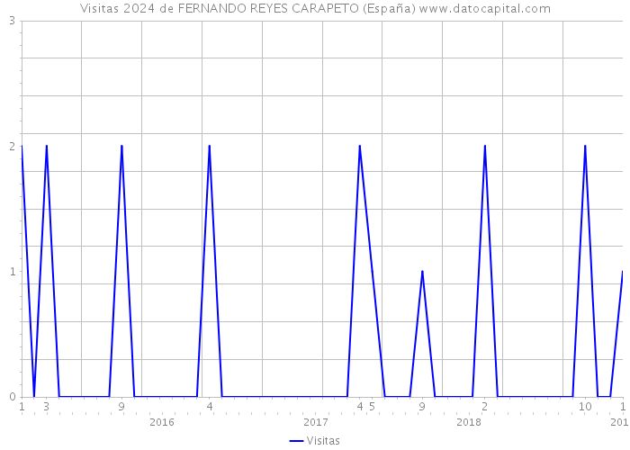Visitas 2024 de FERNANDO REYES CARAPETO (España) 