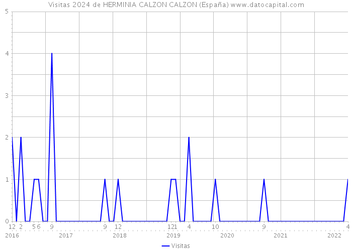 Visitas 2024 de HERMINIA CALZON CALZON (España) 