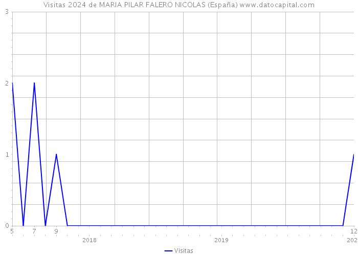 Visitas 2024 de MARIA PILAR FALERO NICOLAS (España) 
