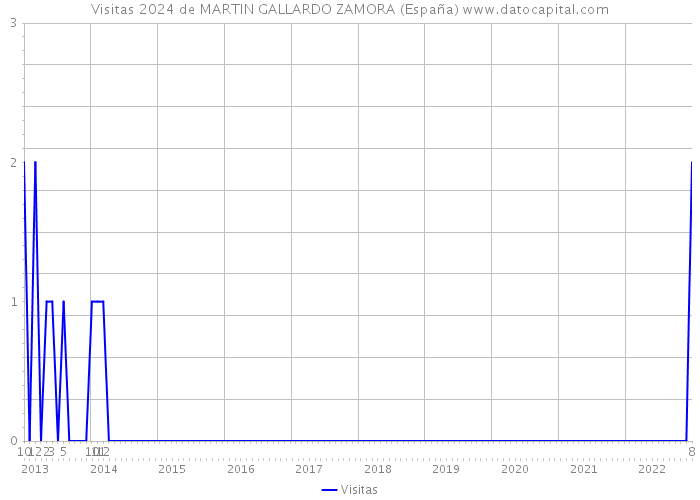 Visitas 2024 de MARTIN GALLARDO ZAMORA (España) 
