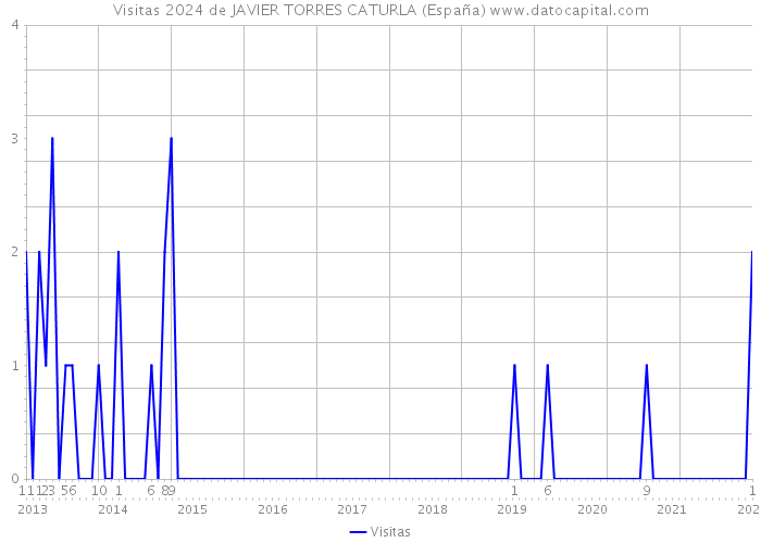 Visitas 2024 de JAVIER TORRES CATURLA (España) 