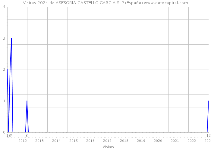 Visitas 2024 de ASESORIA CASTELLO GARCIA SLP (España) 