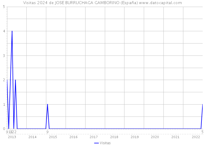 Visitas 2024 de JOSE BURRUCHAGA GAMBORINO (España) 