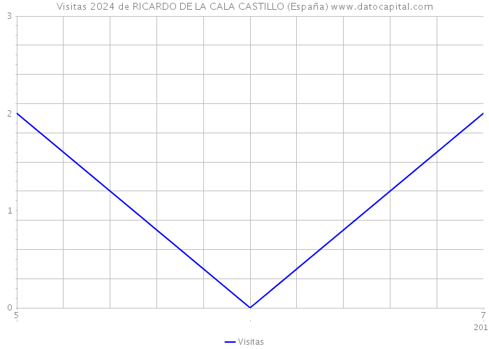 Visitas 2024 de RICARDO DE LA CALA CASTILLO (España) 