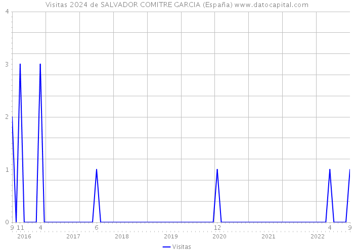 Visitas 2024 de SALVADOR COMITRE GARCIA (España) 