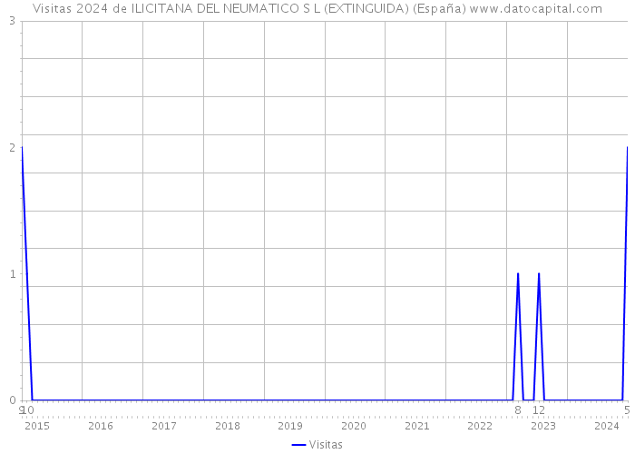 Visitas 2024 de ILICITANA DEL NEUMATICO S L (EXTINGUIDA) (España) 