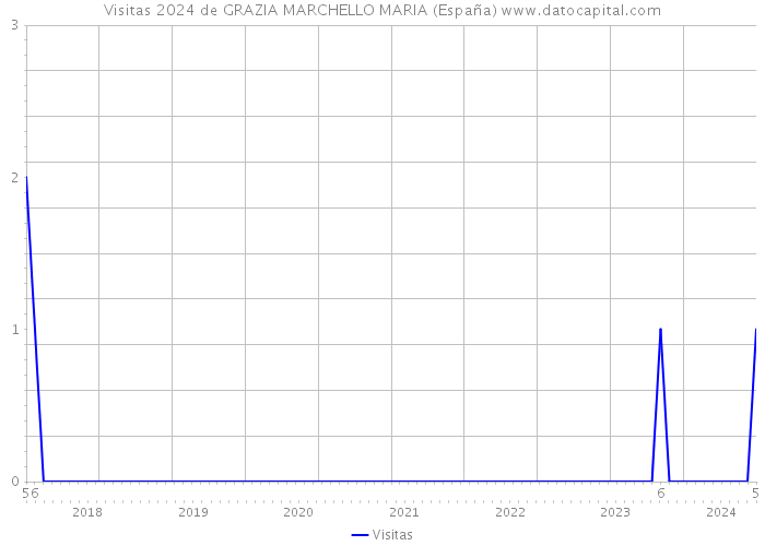 Visitas 2024 de GRAZIA MARCHELLO MARIA (España) 