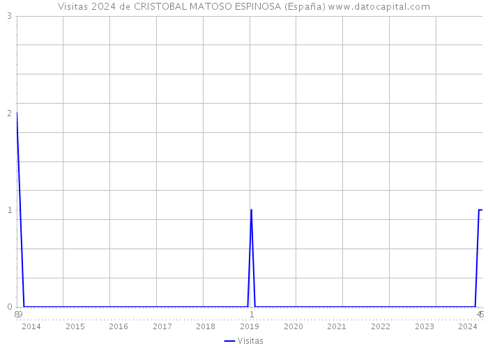 Visitas 2024 de CRISTOBAL MATOSO ESPINOSA (España) 