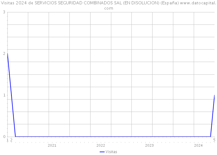 Visitas 2024 de SERVICIOS SEGURIDAD COMBINADOS SAL (EN DISOLUCION) (España) 