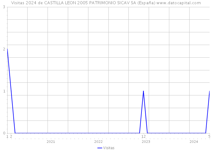 Visitas 2024 de CASTILLA LEON 2005 PATRIMONIO SICAV SA (España) 