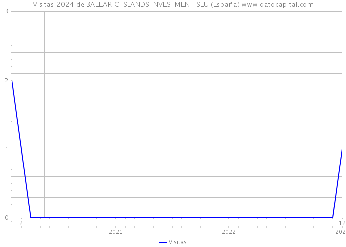Visitas 2024 de BALEARIC ISLANDS INVESTMENT SLU (España) 