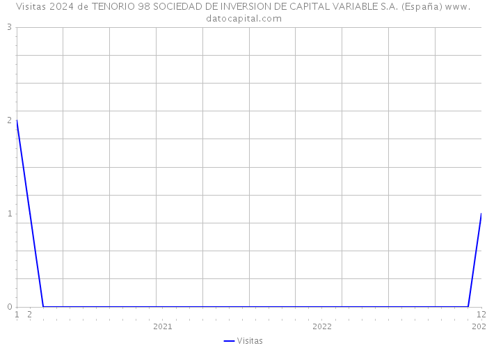 Visitas 2024 de TENORIO 98 SOCIEDAD DE INVERSION DE CAPITAL VARIABLE S.A. (España) 
