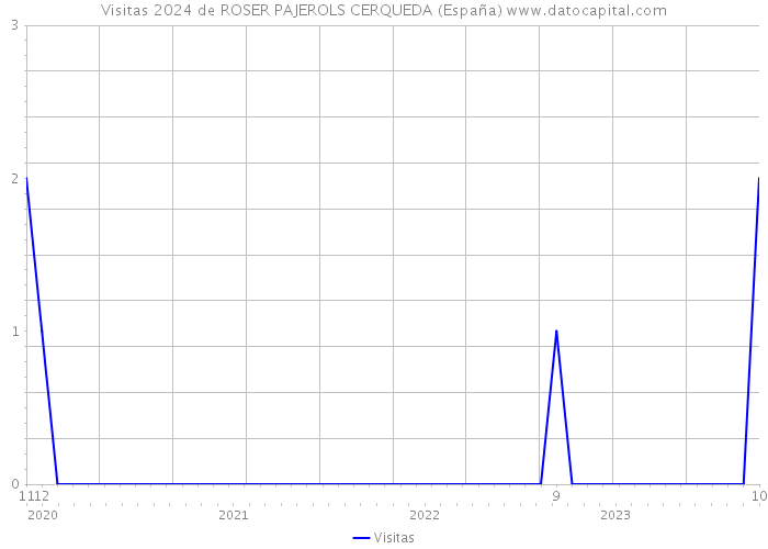 Visitas 2024 de ROSER PAJEROLS CERQUEDA (España) 