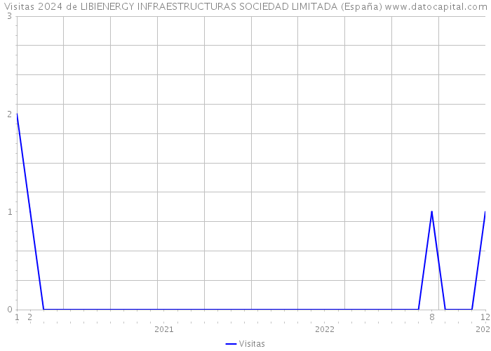 Visitas 2024 de LIBIENERGY INFRAESTRUCTURAS SOCIEDAD LIMITADA (España) 