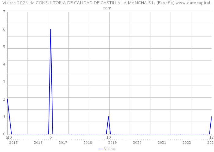 Visitas 2024 de CONSULTORIA DE CALIDAD DE CASTILLA LA MANCHA S.L. (España) 