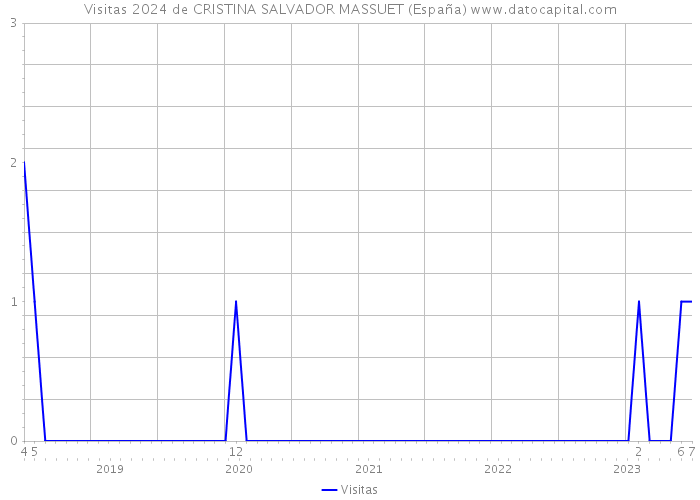Visitas 2024 de CRISTINA SALVADOR MASSUET (España) 