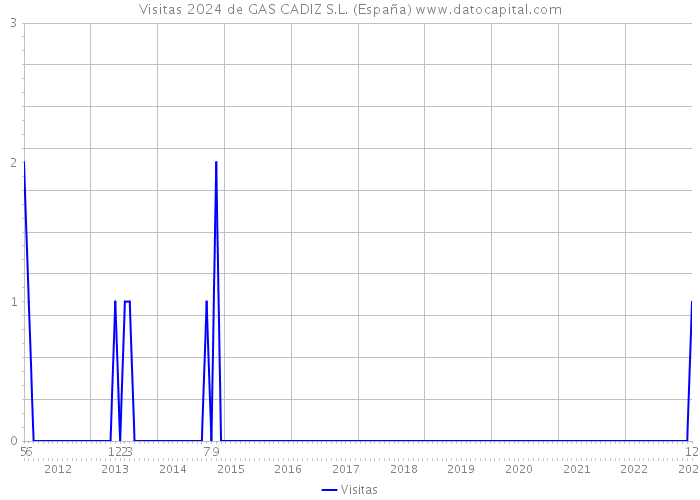 Visitas 2024 de GAS CADIZ S.L. (España) 