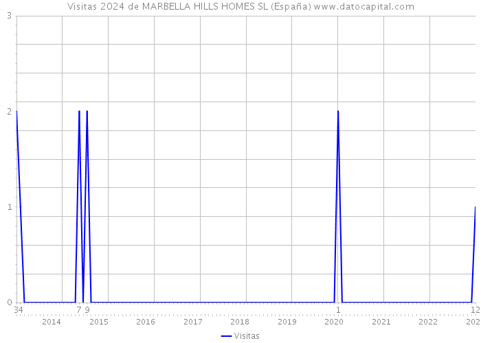 Visitas 2024 de MARBELLA HILLS HOMES SL (España) 