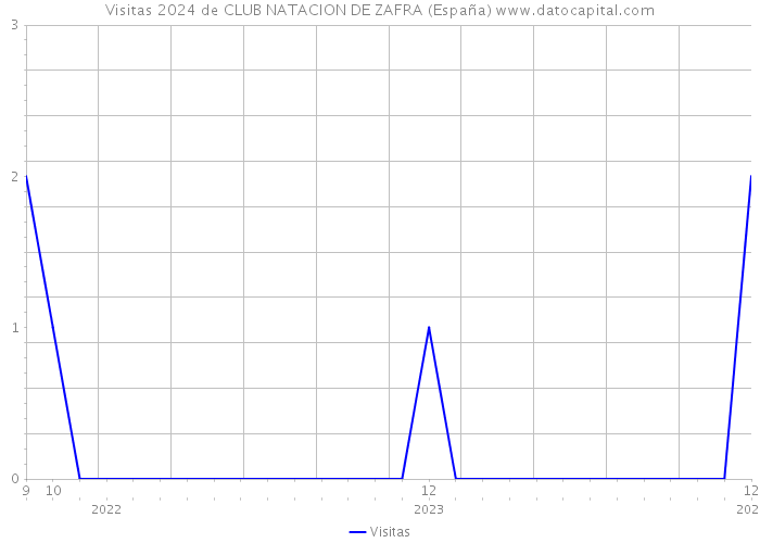 Visitas 2024 de CLUB NATACION DE ZAFRA (España) 