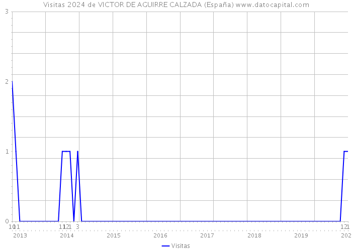 Visitas 2024 de VICTOR DE AGUIRRE CALZADA (España) 