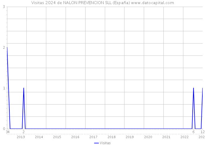 Visitas 2024 de NALON PREVENCION SLL (España) 