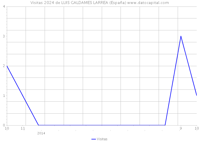 Visitas 2024 de LUIS GALDAMES LARREA (España) 